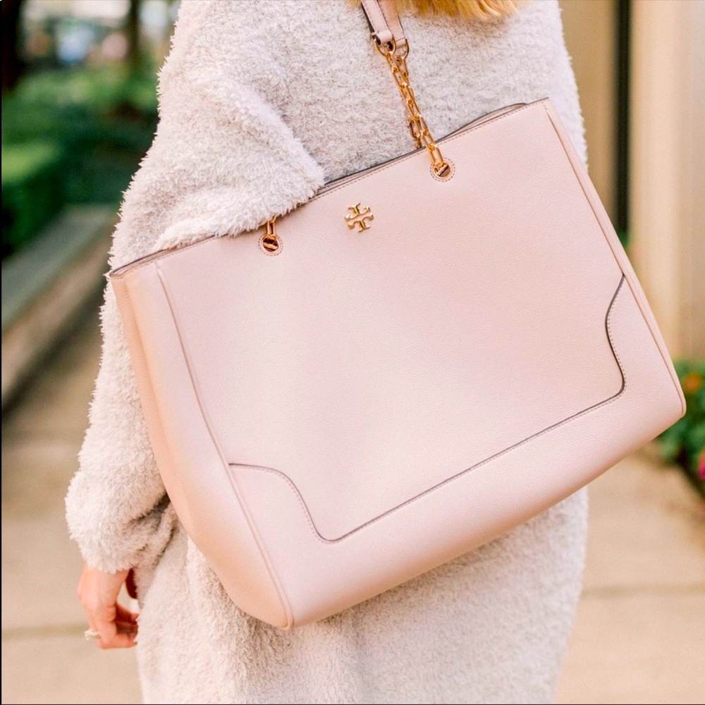Tory Burch Large Carter Tote- NWOT- Shell Pink